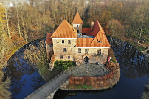 Castle in Oporow, Poland
