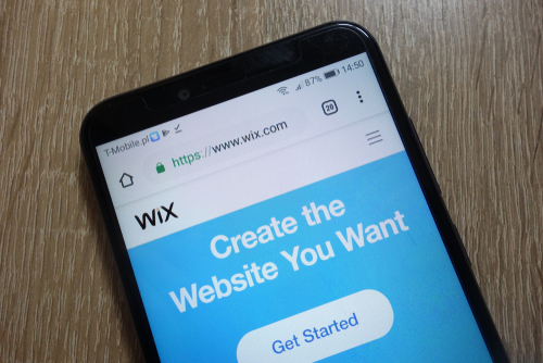 Wix Website on Smartphone