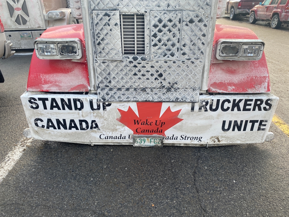 Stand Up Canada Truckers Unite.