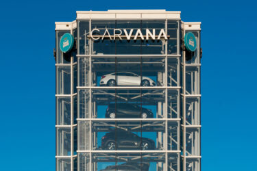 Carvana automobile dealership vending machine.