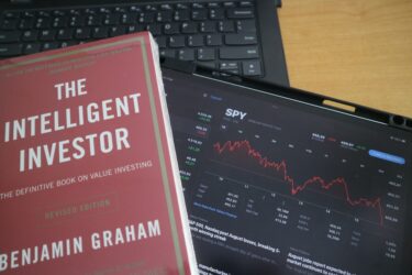 Top view of "The Intelligent Investor" book by Benjamin Graham