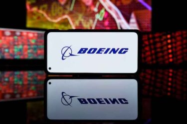 Boeing company shares dropped down at stock market.