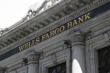 A Wells Fargo Bank in downtown of San Francisco.