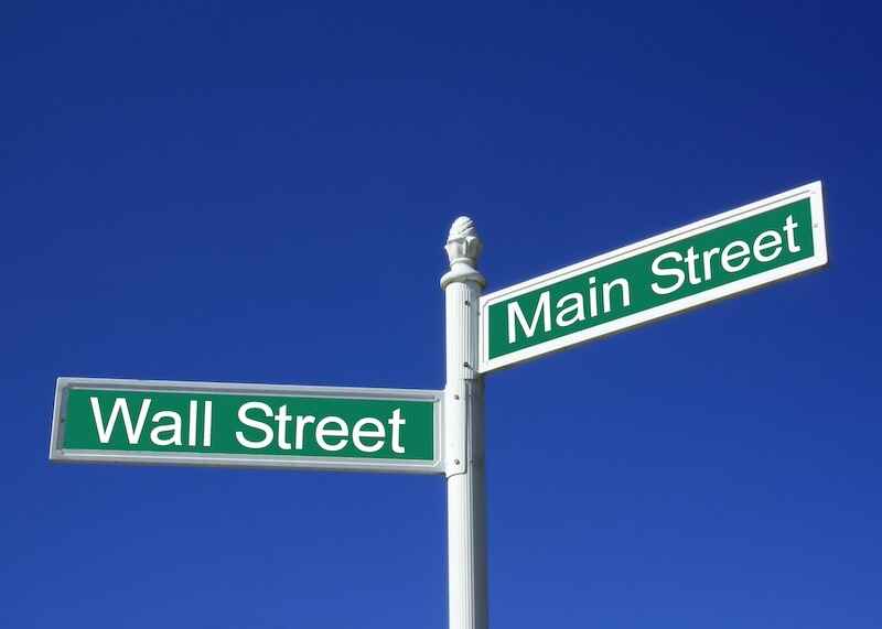 Wall street vs Mainstreet