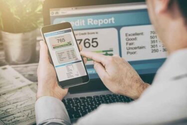 Report credit score banking application risk form document.