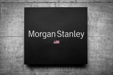 Morgan Stanley sign on a building.
